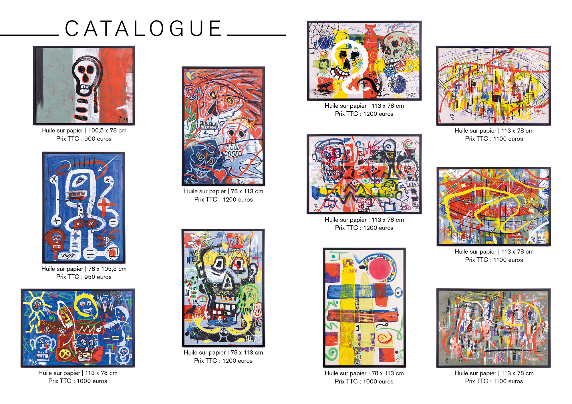 Leaflet exposition Flotat à Tours 2 sur 2