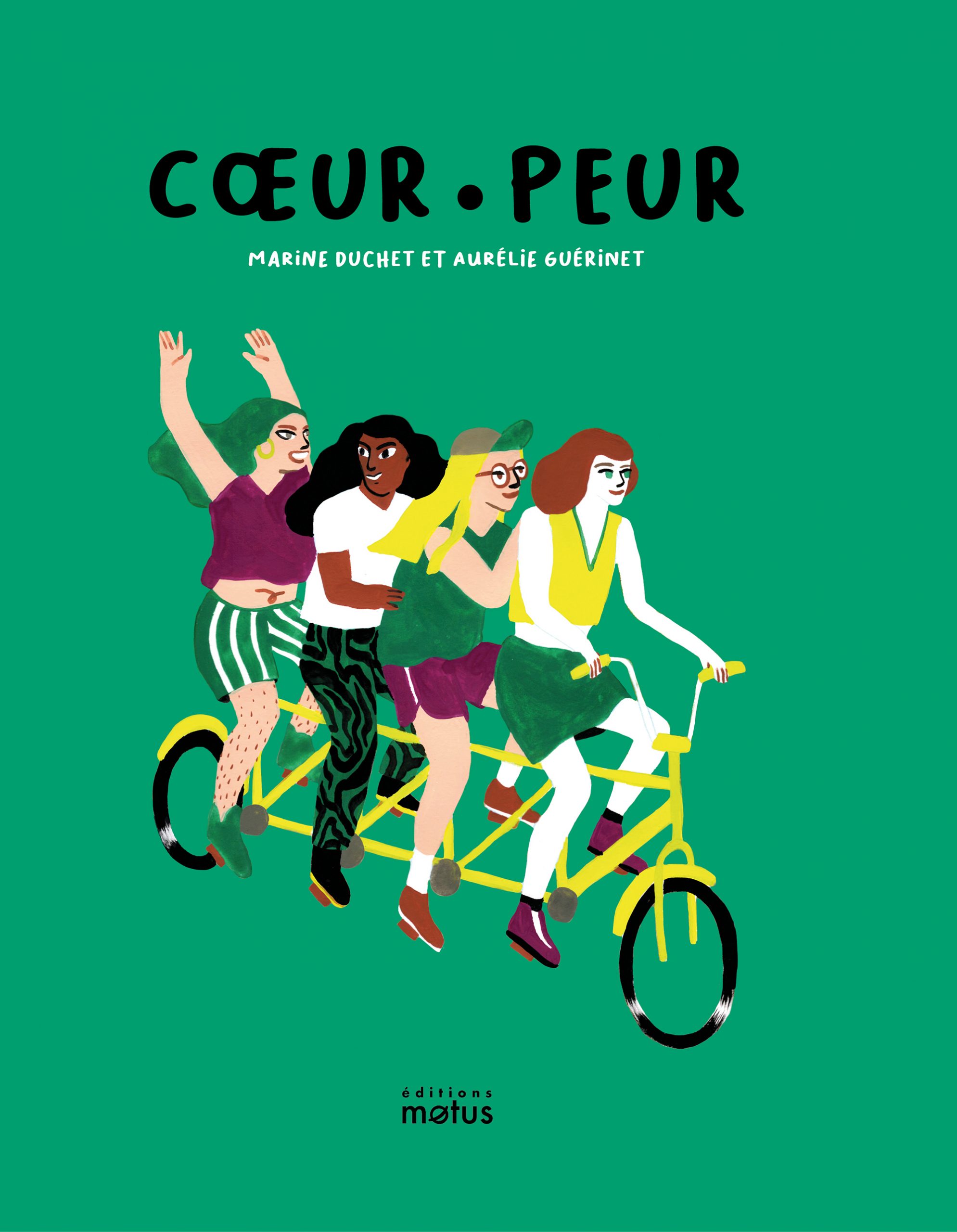 Couverture de "Coeur peur" (Motus), ouvrage mis en page par AnneFraisse