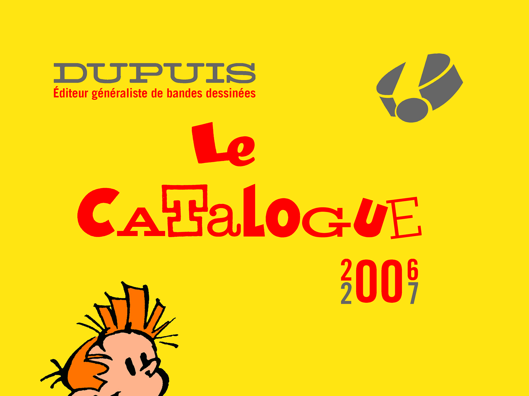 couverture (C1) du catalogue des Éditions Dupuis