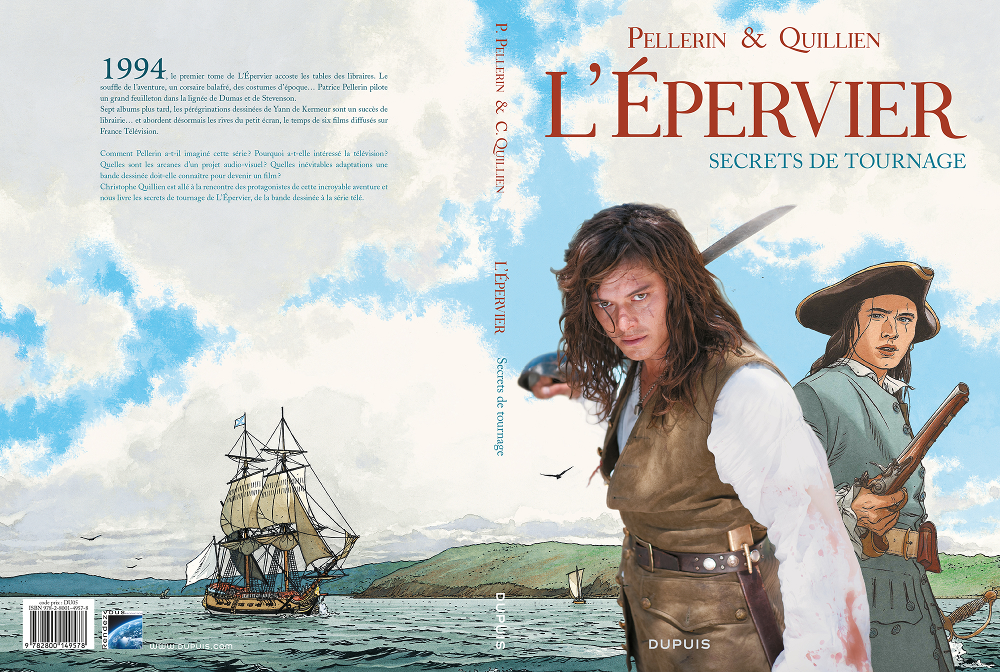 Edition spéciale "L'épervier, secrets de tournage" (Dupuis)