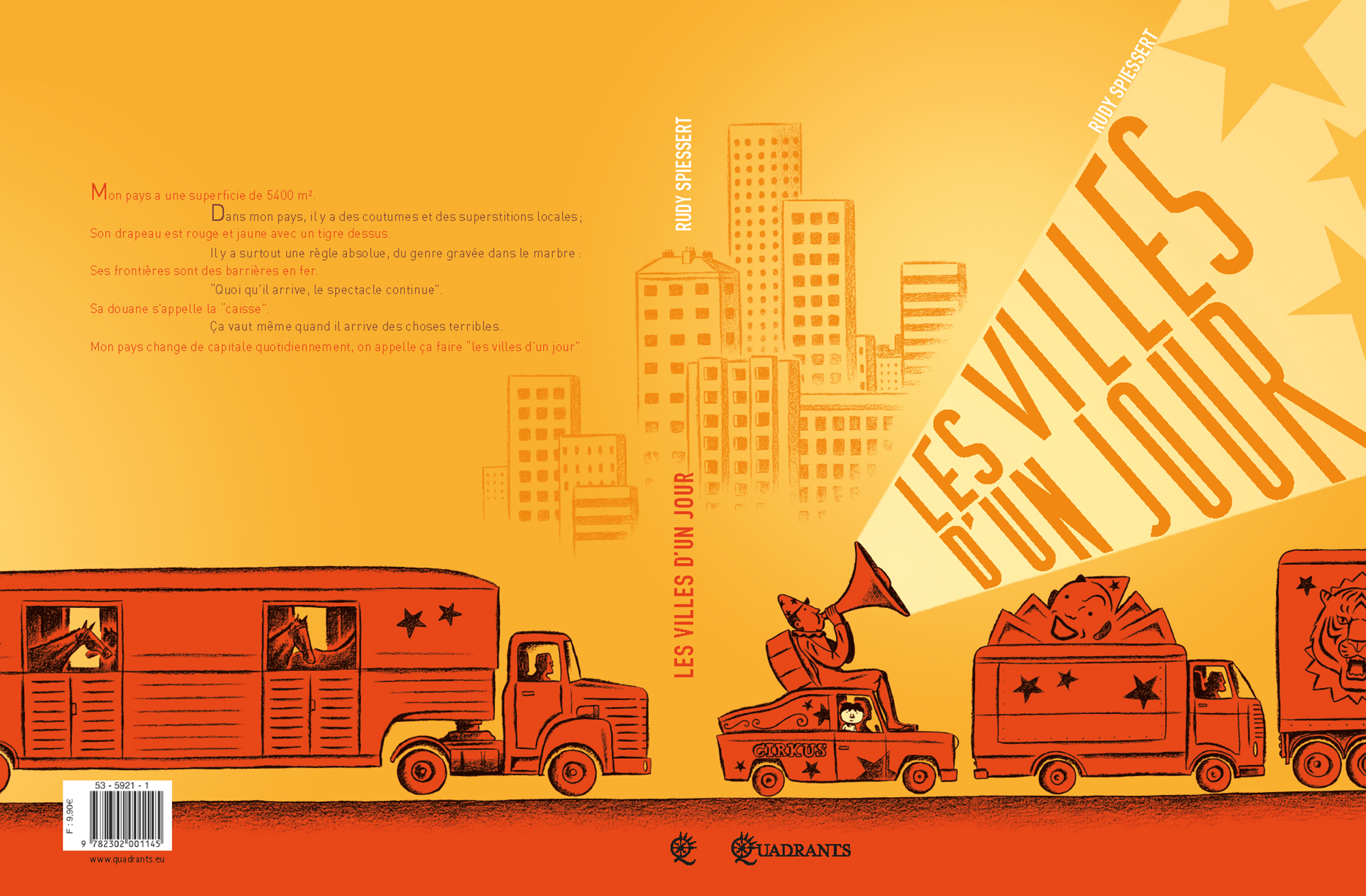 Bande dessinée "Ville d'un jour" (Soleil)