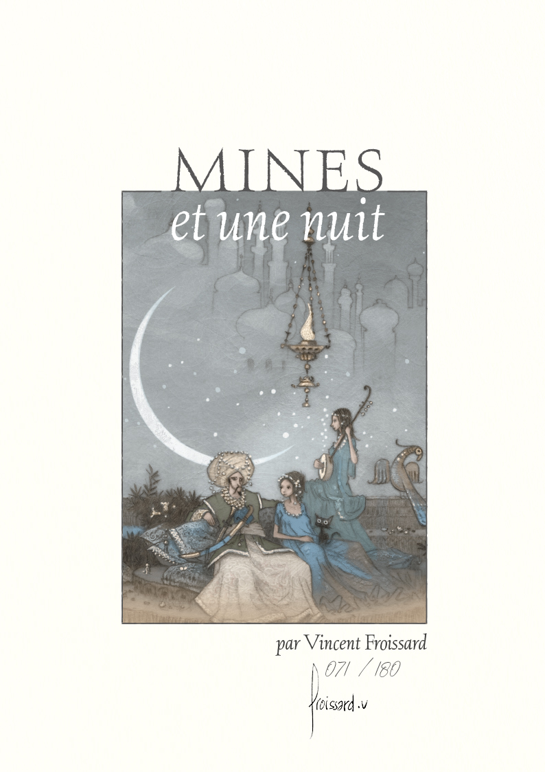 "Mines et une nuit", portfolio de Vincent Froissard