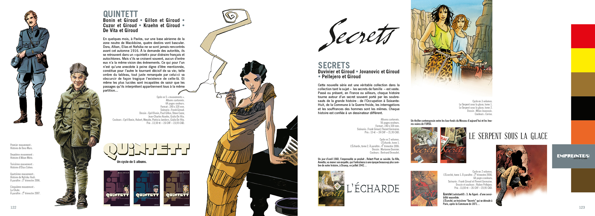 Catalogue Dupuis, collection Empreintes