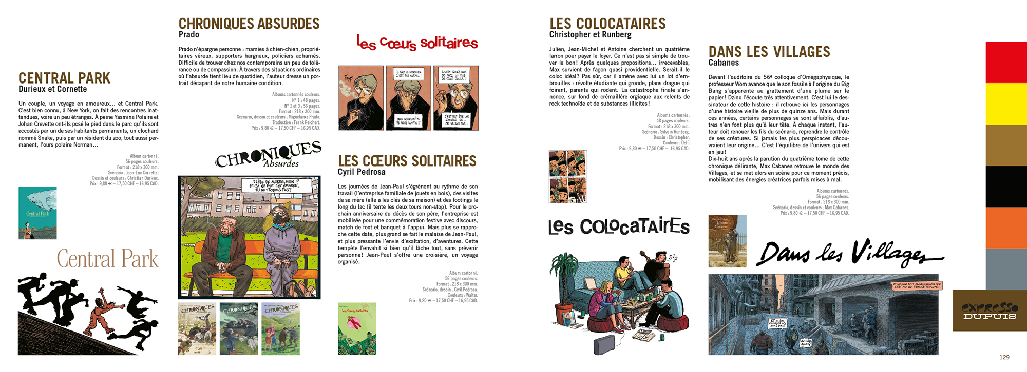 Catalogue Dupuis, collection Expresso