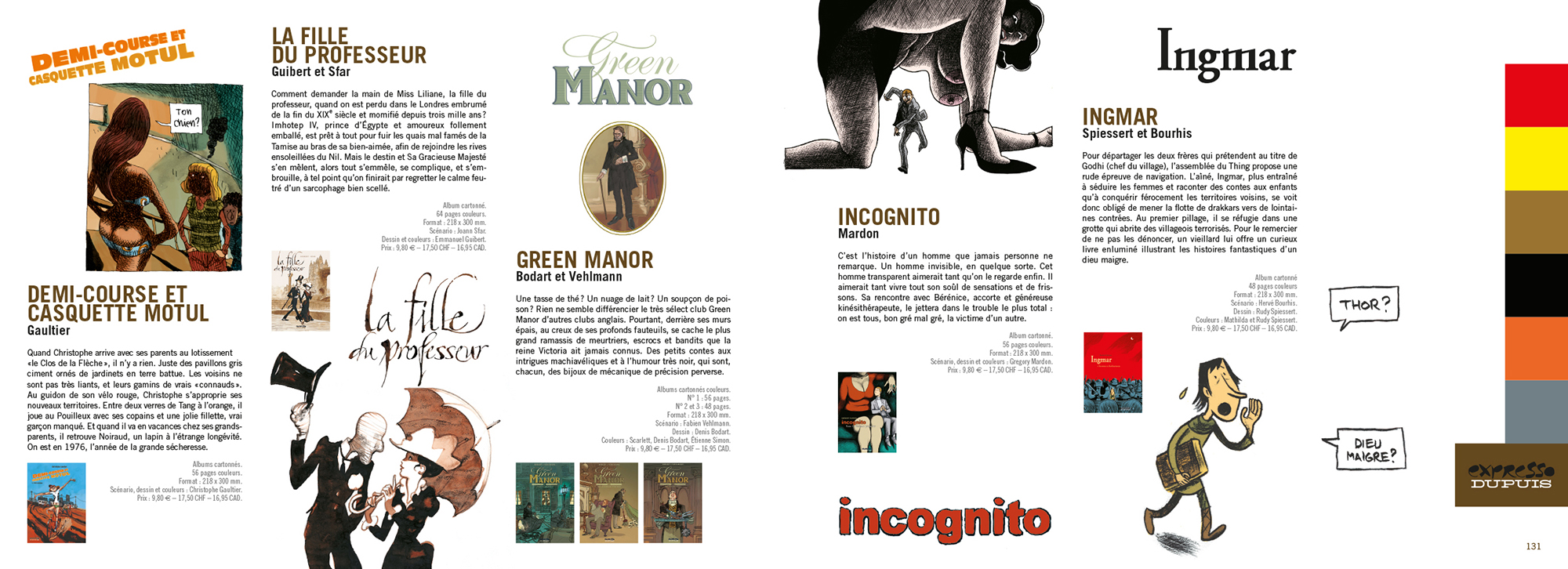 Catalogue Dupuis, collection Expresso