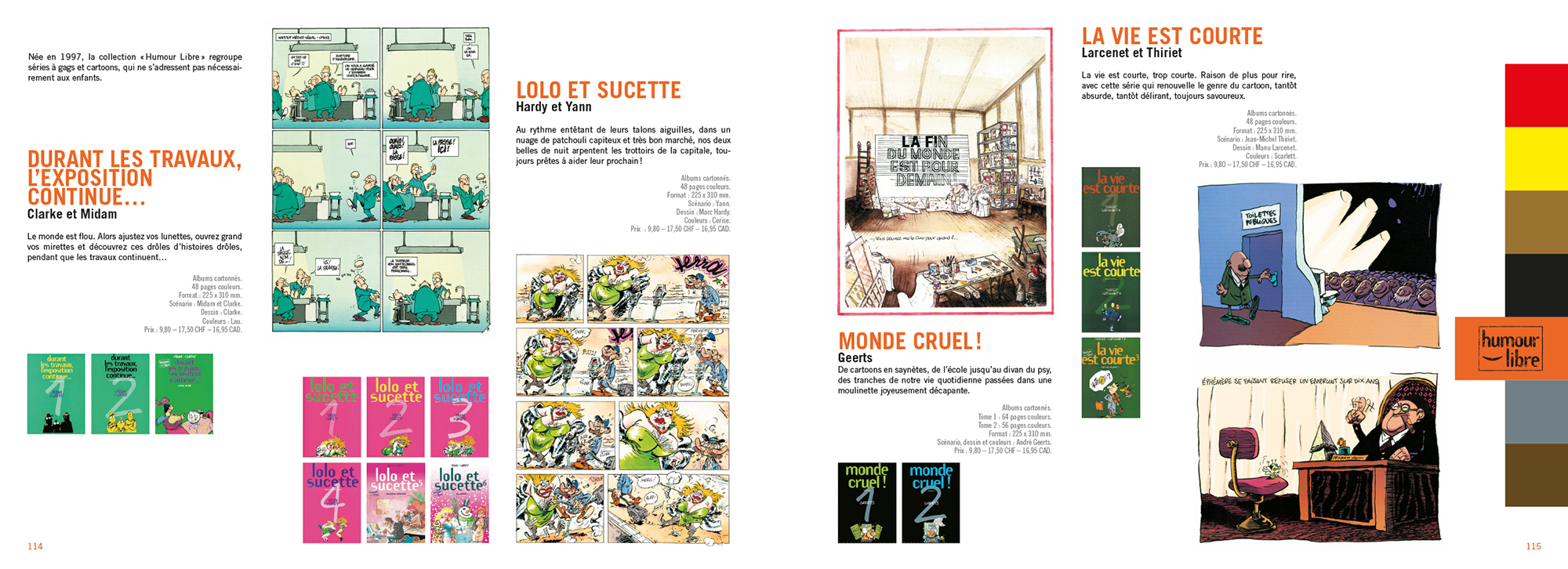 Catalogue Dupuis, collection Humour