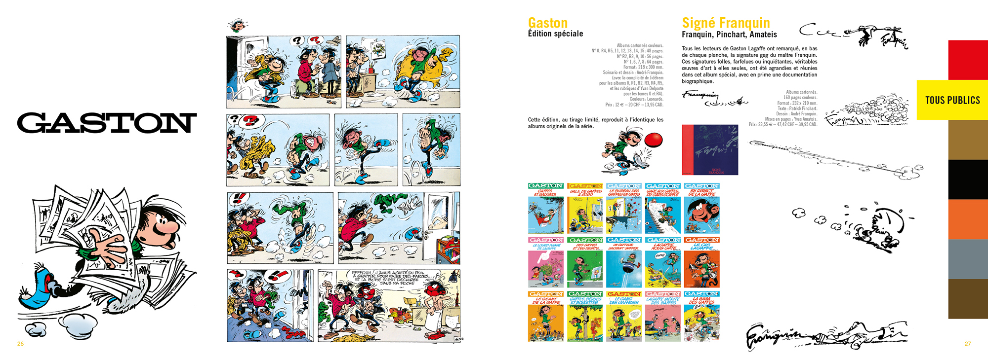 Catalogue Dupuis, collection Tous publics