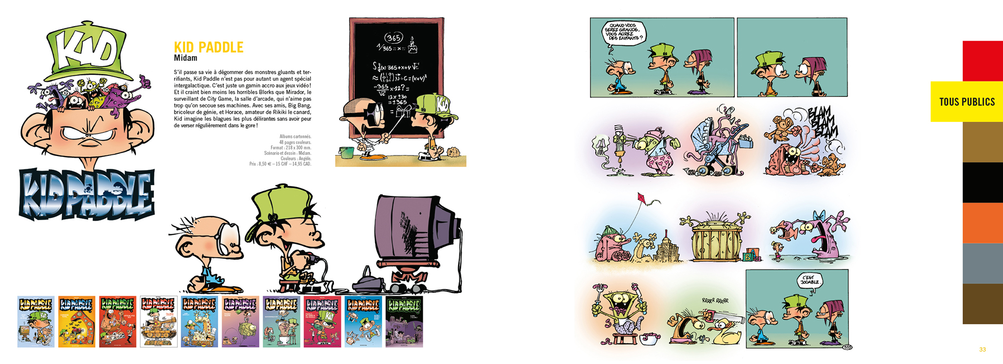 Catalogue Dupuis, collection Tous publics