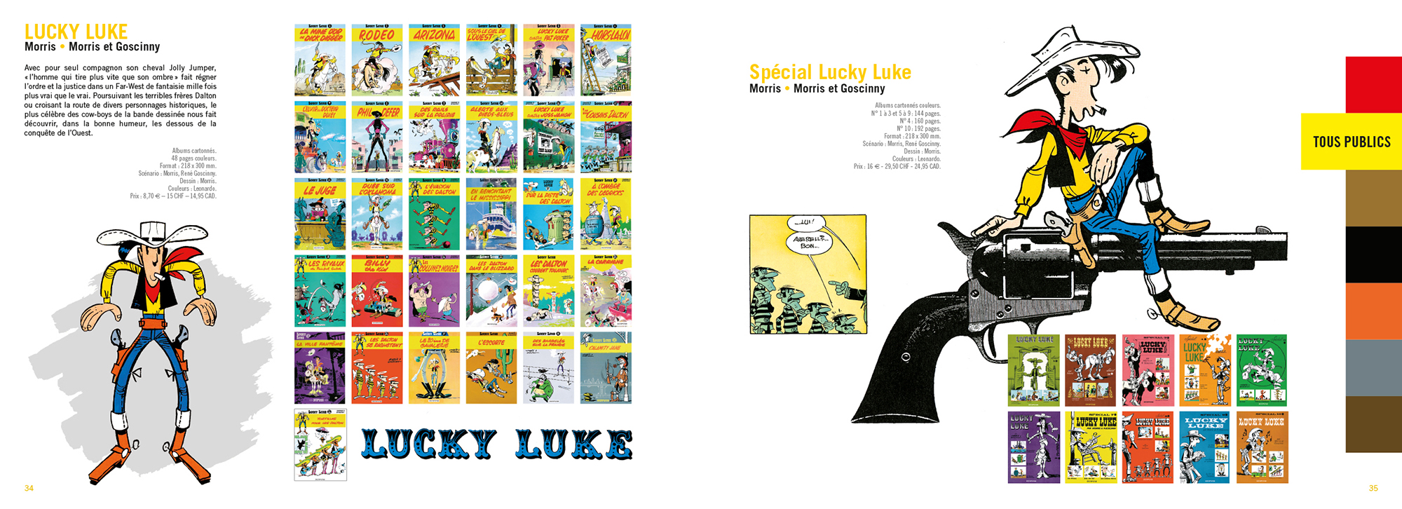 Catalogue Dupuis, collection Tous publics