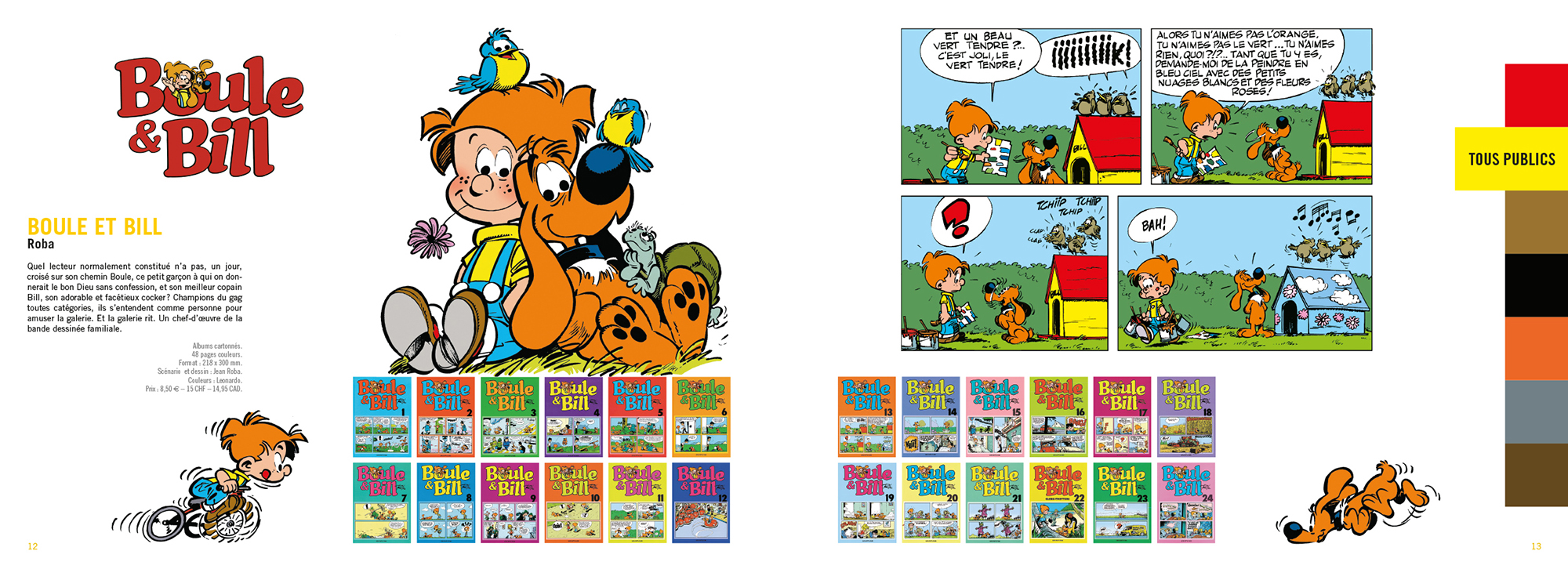 Catalogue Dupuis, collection Tous publics