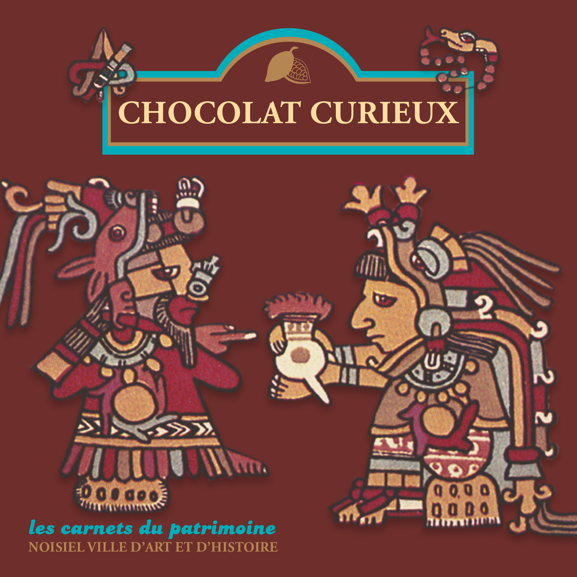 Couverture de "Chocolat curieux", livre patrimonial de la ville de Noisiel