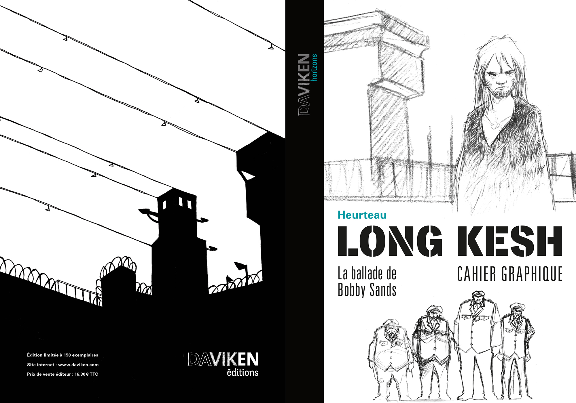 Cahier graphique "Long Kesh" (Éditions Daviken)