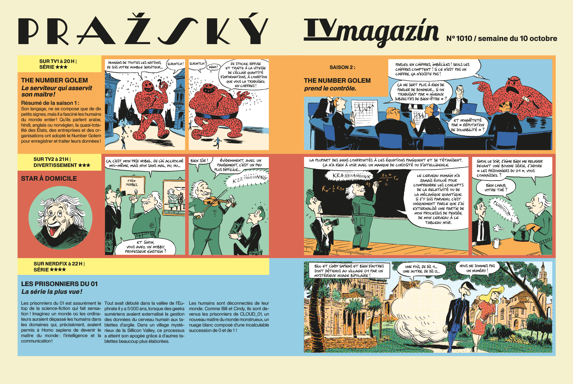 Pages intéreures de "Sapiens" (Albin Michel), lettrage complet par Anne Fraisse